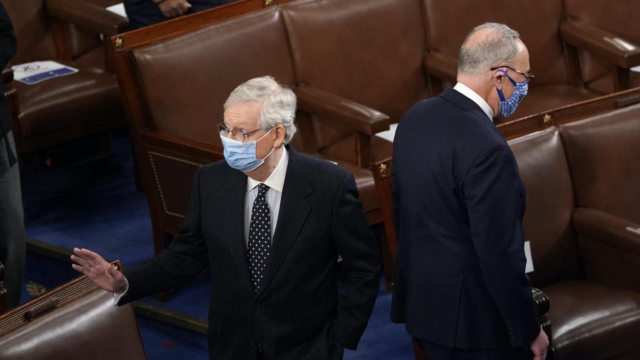 Democrats refuse to agree not to nuke the filibuster as the new 50-50 Senate negotiates a power-sharing agreement