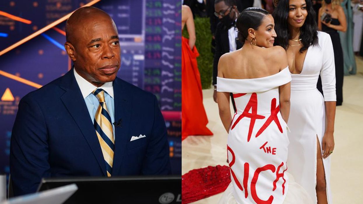 Despite Democrats' warnings not to criticize AOC, likely future mayor of NYC goes after socialist lawmaker and her 'Tax the Rich' dress