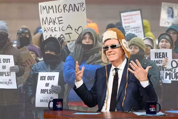 Ding-dong Colbert's crude ICE joke leaves us cold