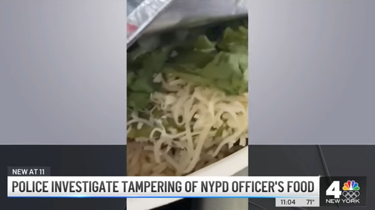 'Disgusting' video shows DoorDash driver contaminating NYPD officer's food: 'Hope that d*k tastes good'