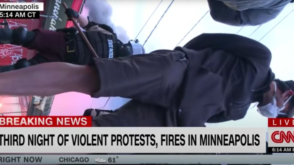Disturbing video captures moment police arrest CNN reporter and his crew during a live on-air shot