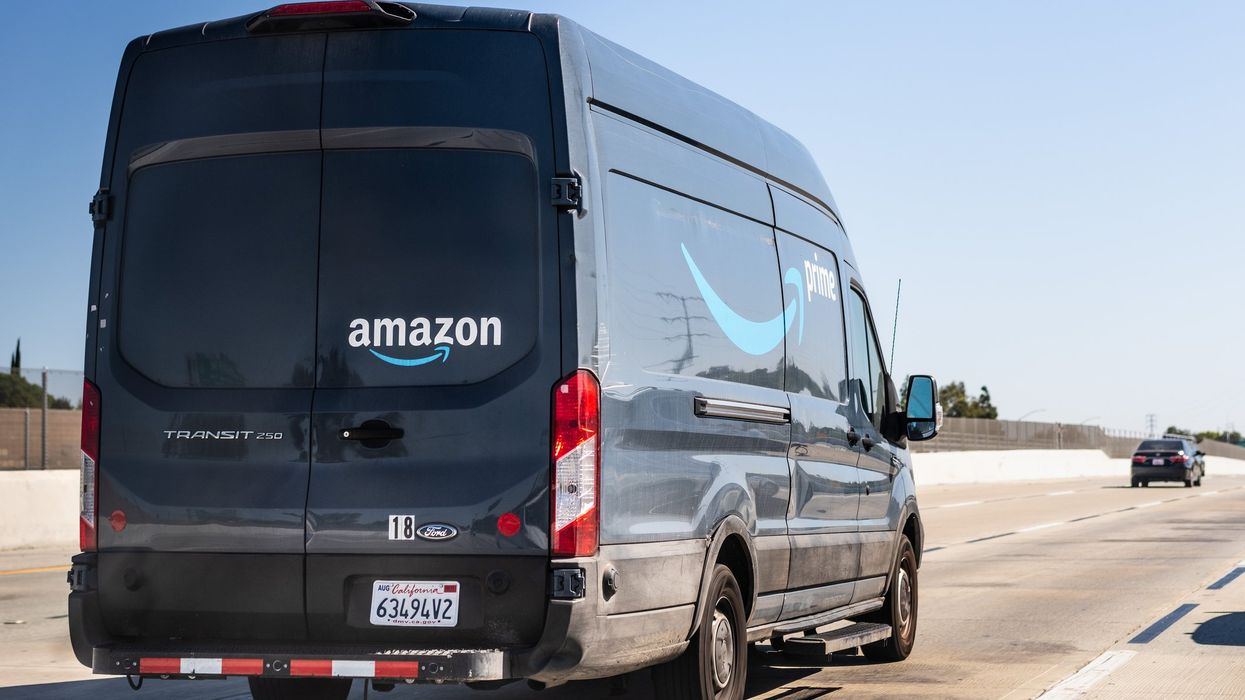 Disturbing video shows Amazon delivery driver running van over shrieking woman, dragging her, then fleeing scene