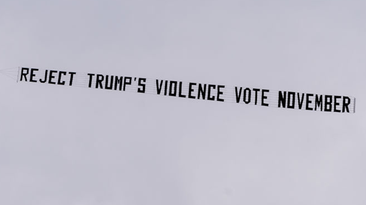 DNC brags about flying anti-Trump banner over Detroit Tigers playoff game at Comerica Park — but apparently no one saw it