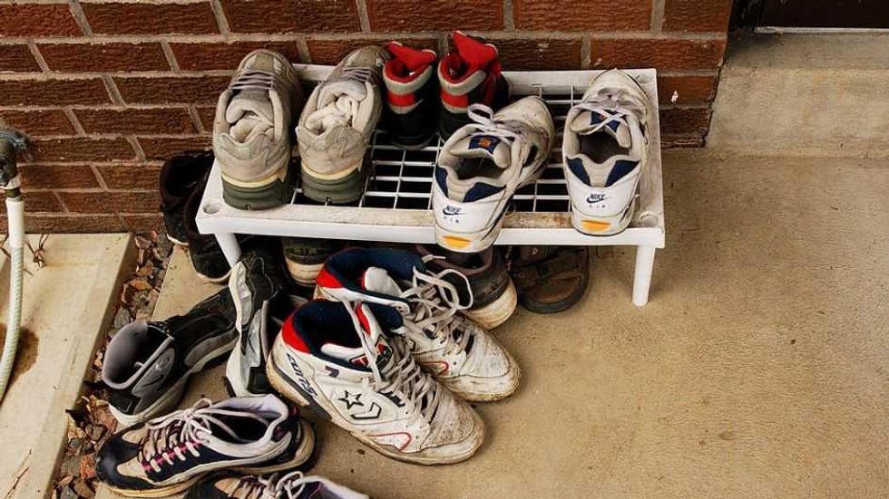 Do you wear your shoes in the house?