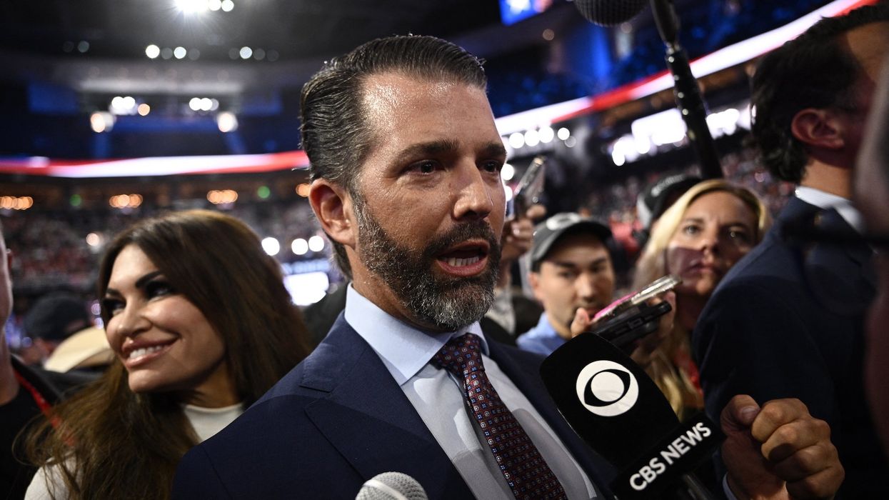Donald Trump Jr. calls MSNBC reporter a 'clown' in heated confrontation at convention: 'Just get outta here!'