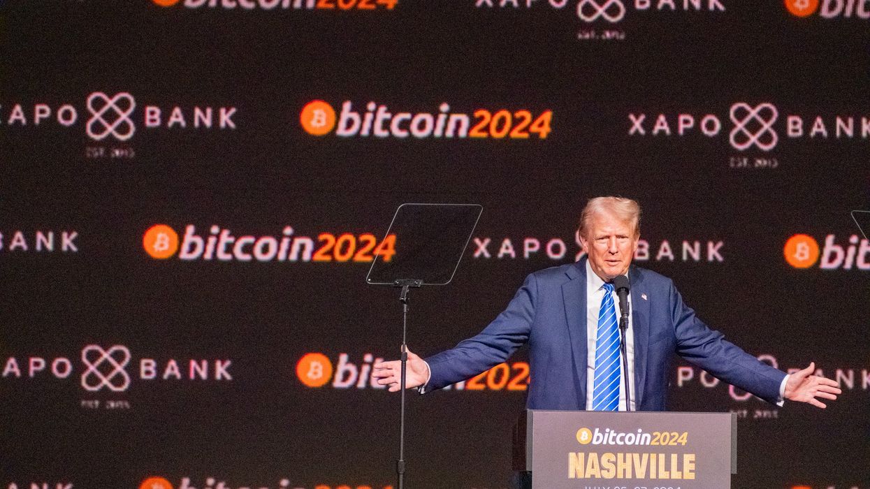 Donald Trump shakes the financial order at the Bitcoin Conference