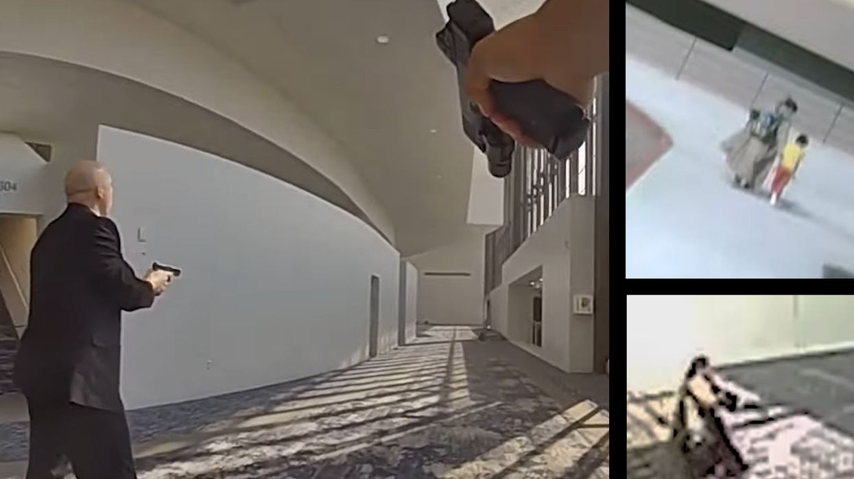 Dramatic footage shows heroic officers thwart massacre at Lakewood Church while one cop prays over a wounded child