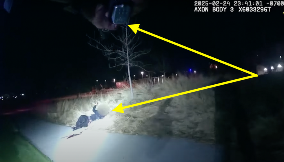 'Drop the gun! I will f**king kill you!' Bodycam video shows cop shooting fleeing teen suspected of attempted murder