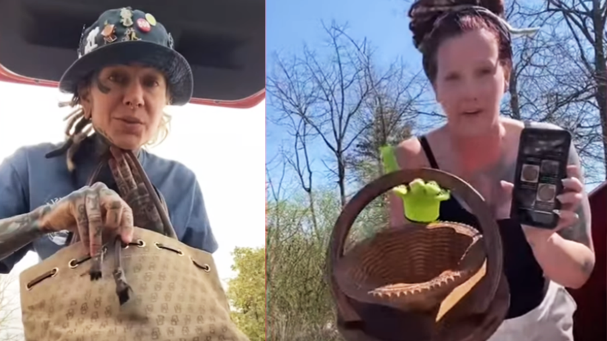 Dumpster-diving women claim they make $5,000 per month off discarded Louis Vuitton wallets and Michael Kors bags