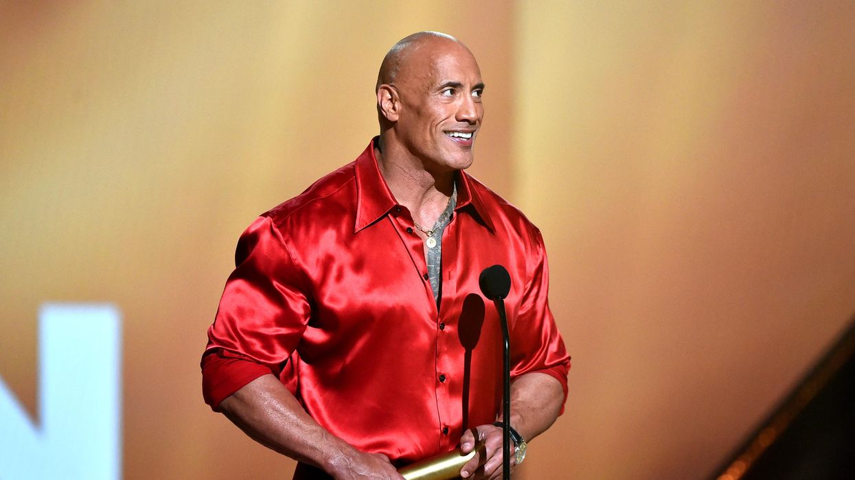 Dwayne Johnson stands with Joe Rogan: 'Great stuff here, brother ... look forward to coming on one day and breaking out the tequila with you.'