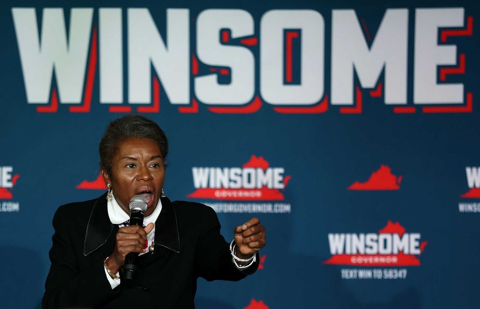 Earle-Sears' campaign bus bursts into flames days before election for Virginia governor