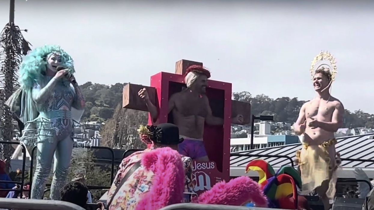 Easter Sunday drag queen event-goers mock Christ, Mary in San Francisco: 'I’m rewriting history so that Jesus never existed'