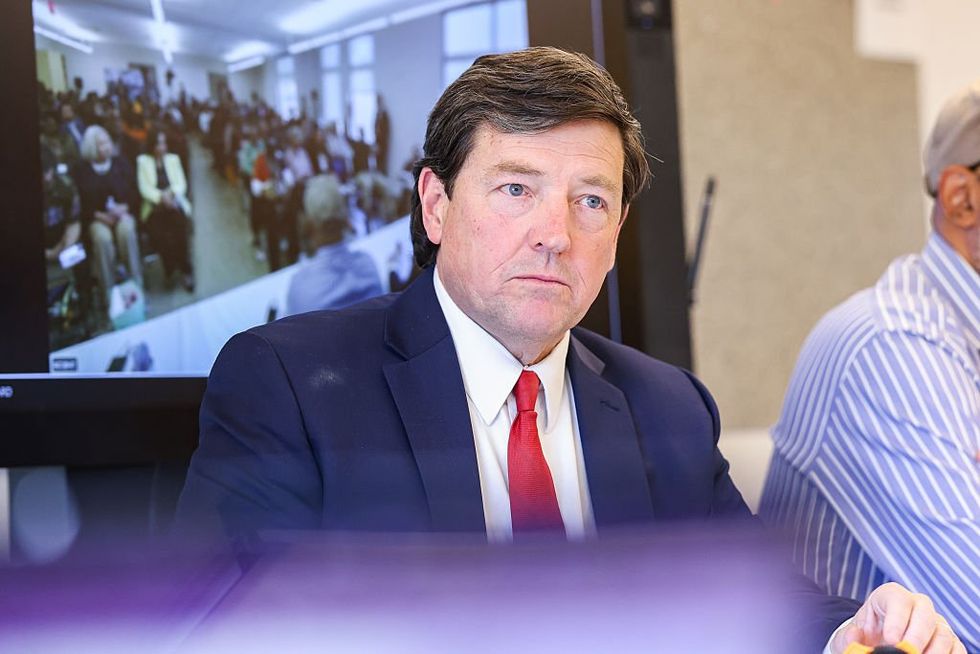 Ed Martin spit on during outdoor interview with Newsmax