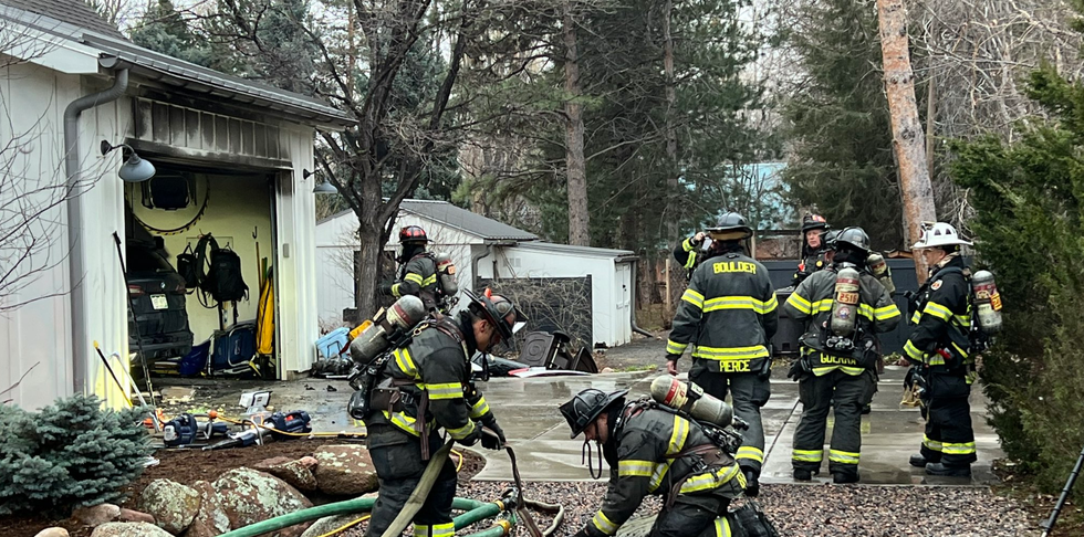 Electric vehicle explodes inside owner's garage after residents are forced to evacuate at 6 a.m.
