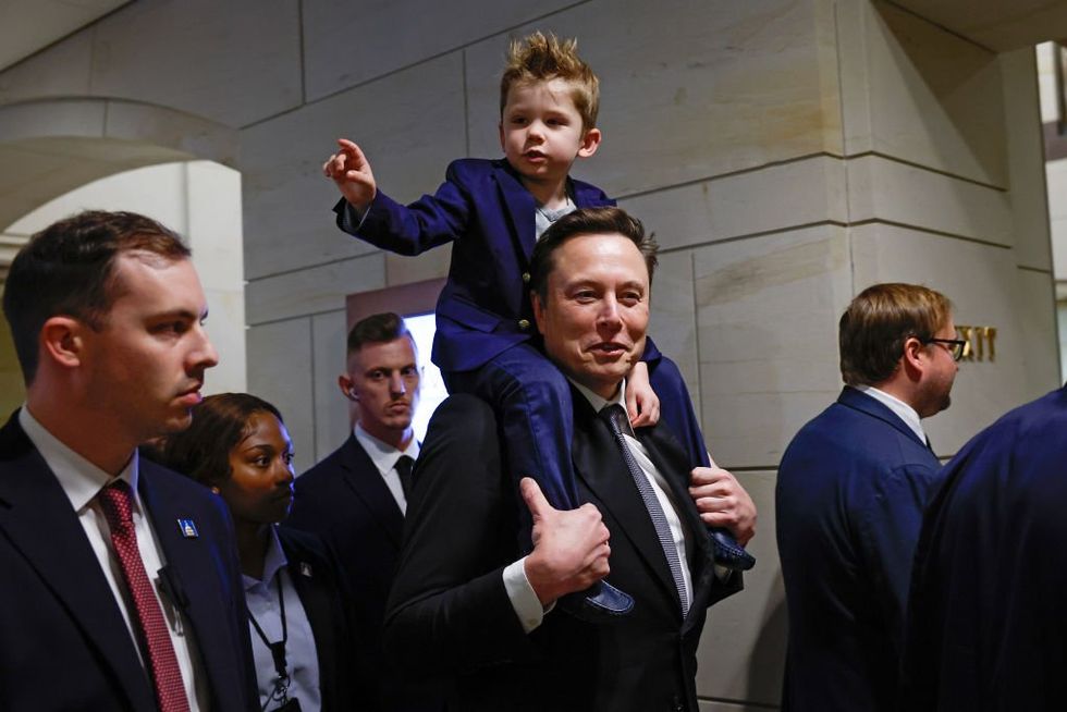 Elon Musk takes his child to work — and away from the woke mind virus