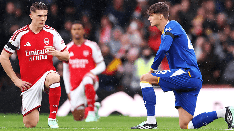 English soccer teams are still kneeling to protest racism — and it's as embarrassing as ever