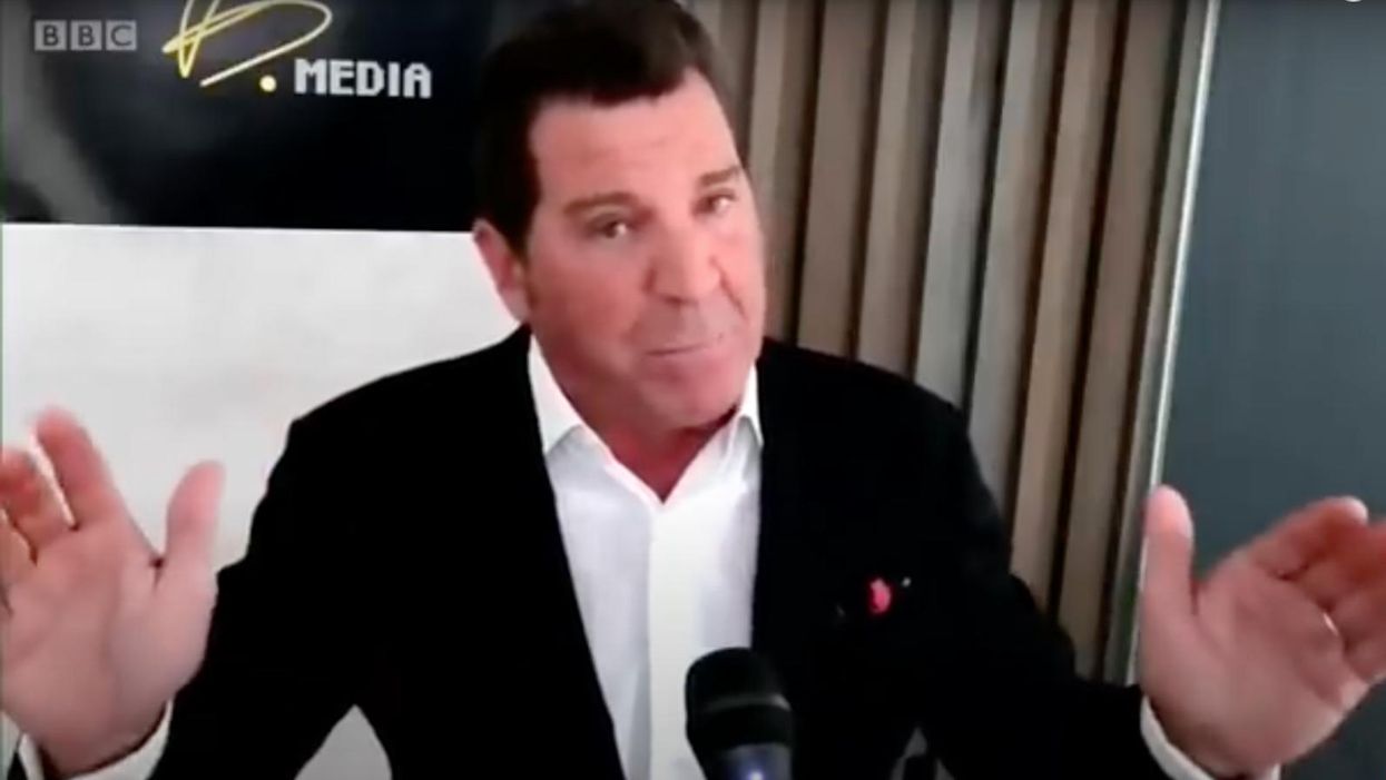 Eric Bolling storms off heated interview after guest accuses him of faking concern for black communities: 'Because I'm white, you think I'm racist? That's BS!'