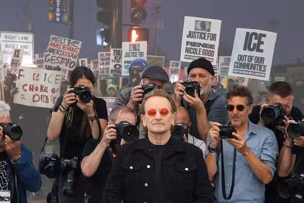 ET TU, U2? Irish rockers join Bruce on anti-ICE bandwagon