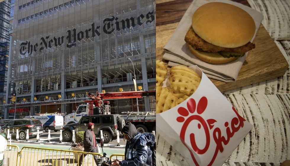 Ex-New York Times editor says staffers actually shamed him during meeting for liking Chick-fil-A. Notable voices back him up.