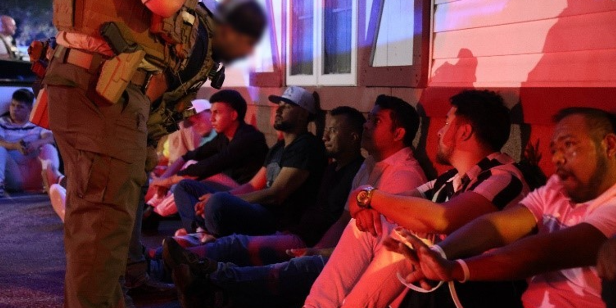 Exclusive photos: ICE raids club owned by suspected terrorist — captures scores of illegal aliens, including alleged killer Exclusive photos: ICE raids club owned by suspected terrorist — captures scores of illegal aliens, including alleged killer