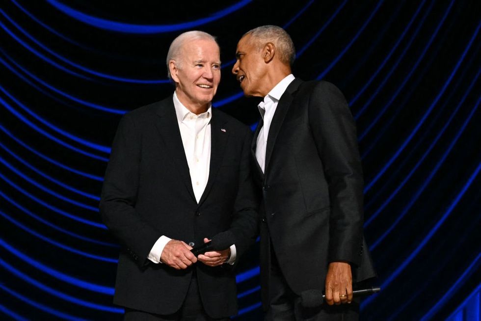 Excuses abound after Obama escorts Biden offstage following another apparent display of decrepitude