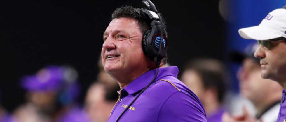 LSU Coach Ed Orgeron Says He’s ‘Almost Certain’ The Football Season Will Happen