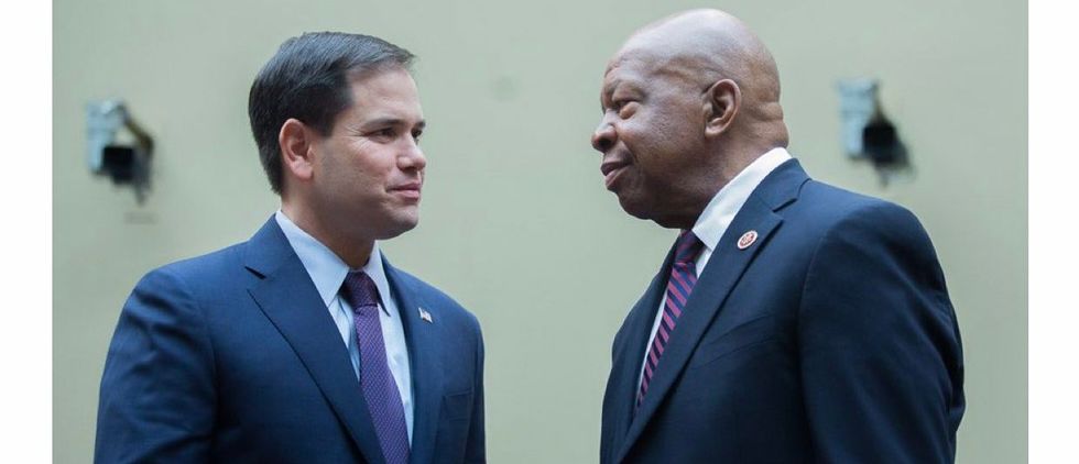 Marco Rubio Posts Picture Of Elijah Cummings In Tweet Honoring John Lewis