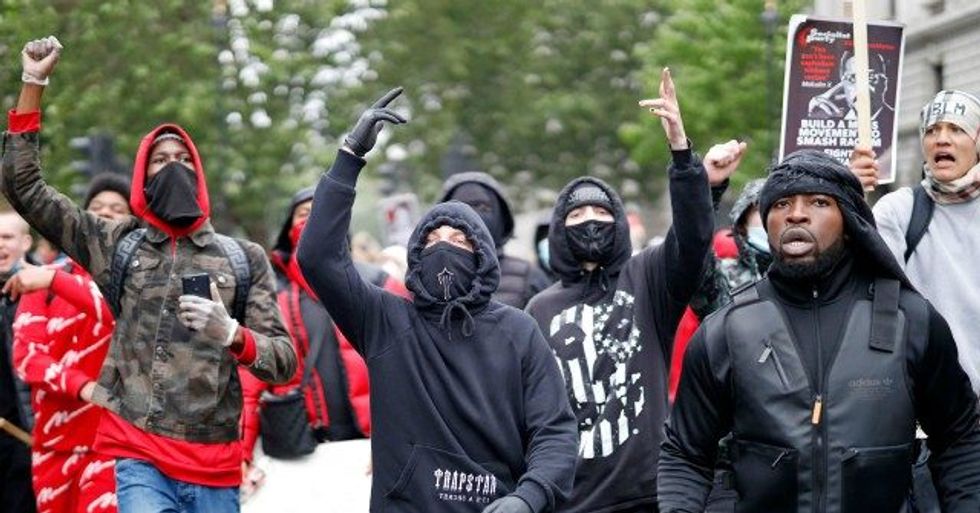 London's Khan Told Black Lives Matter Rioters Targeted Black Police Officers