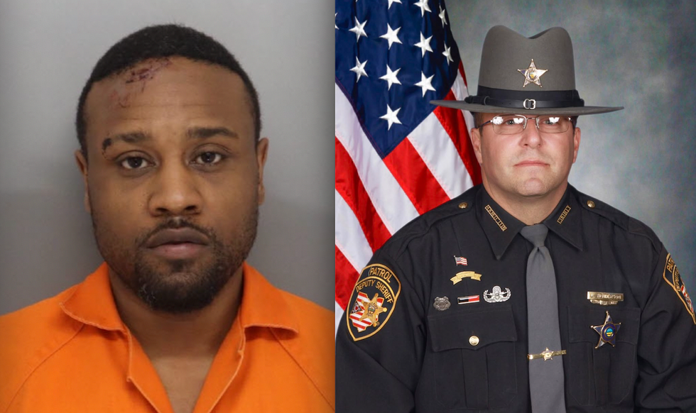 'Eye for an eye': Support soars for father charged with murdering deputy just 1 day after different cop shot his son dead