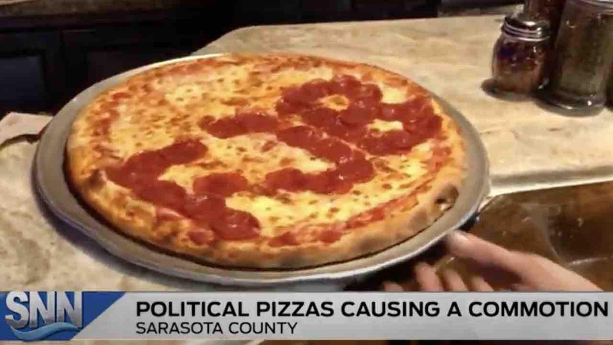 'F*** Joe Biden' pepperoni pizza — created amid supply chain woes — is a hit at Florida shop: 'I love pressing those buttons'