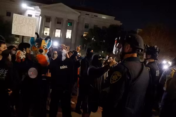 'F**k your dead homie': Hateful leftists clash with TPUSA supporters as Charlie Kirk's planned tour ends in violence