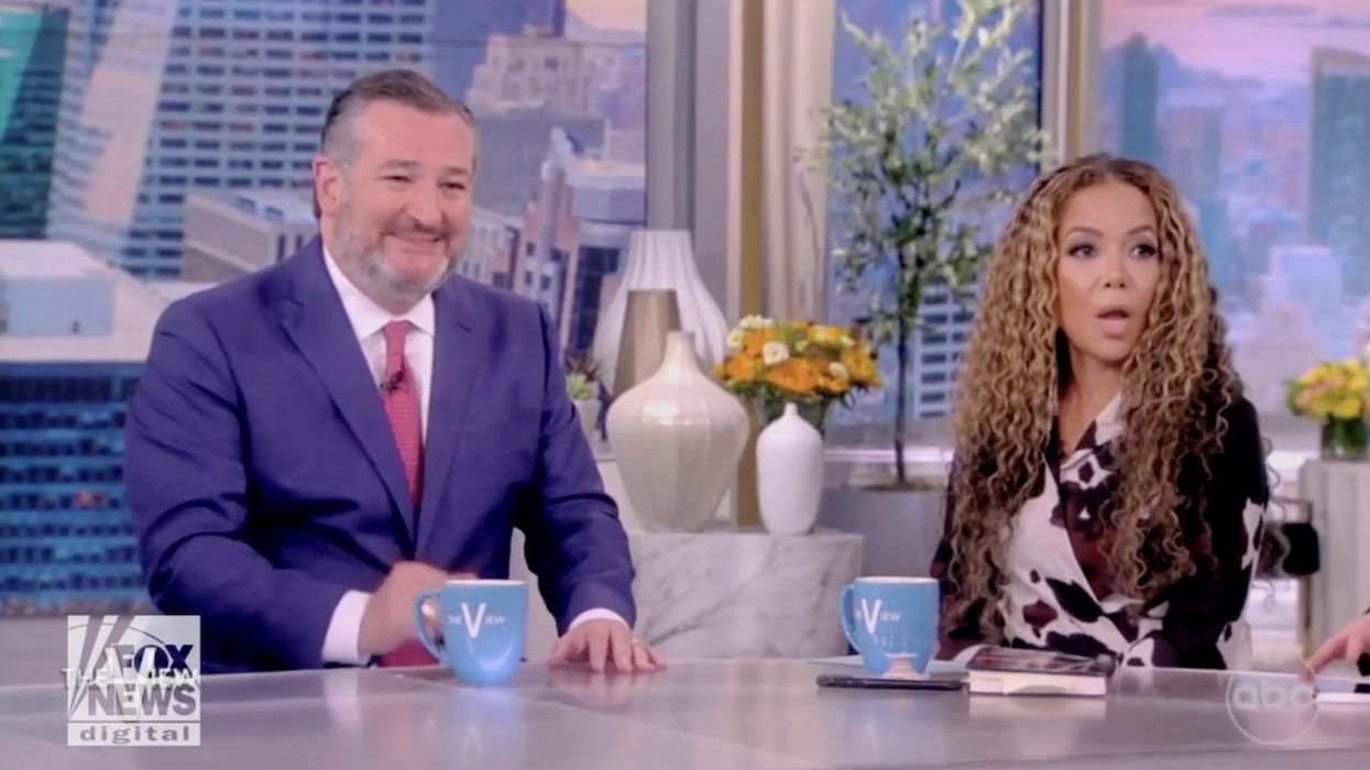 'F*** you!' Ted Cruz chuckles at potty-mouthed protester in 'The View' audience taking aim at him; Whoopi Goldberg actually gives leftists in crowd what for