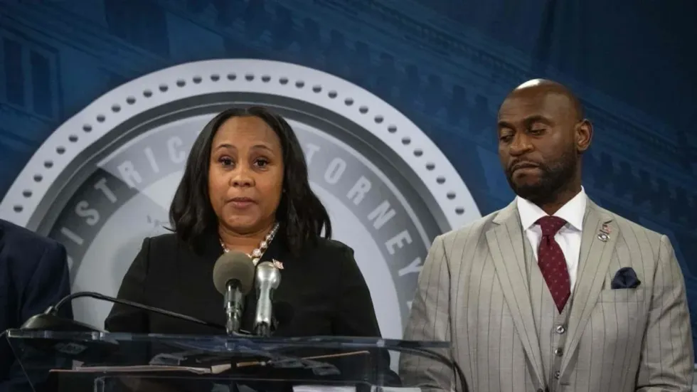 Fani Willis desperately lashes out at her alleged lover's wife‚ accusing her of 'obstructing' Trump prosecution