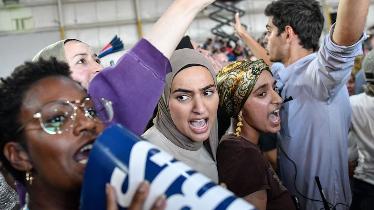 Far-leftists furious at Harris for telling anti-Israel protesters who interrupted her to quiet down