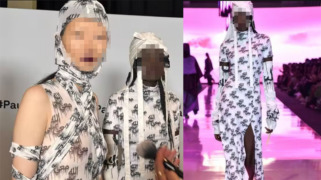 Fashion show with 'Allah' printed on clothes in Arabic draws criticism of Australian 'androgynous' brand