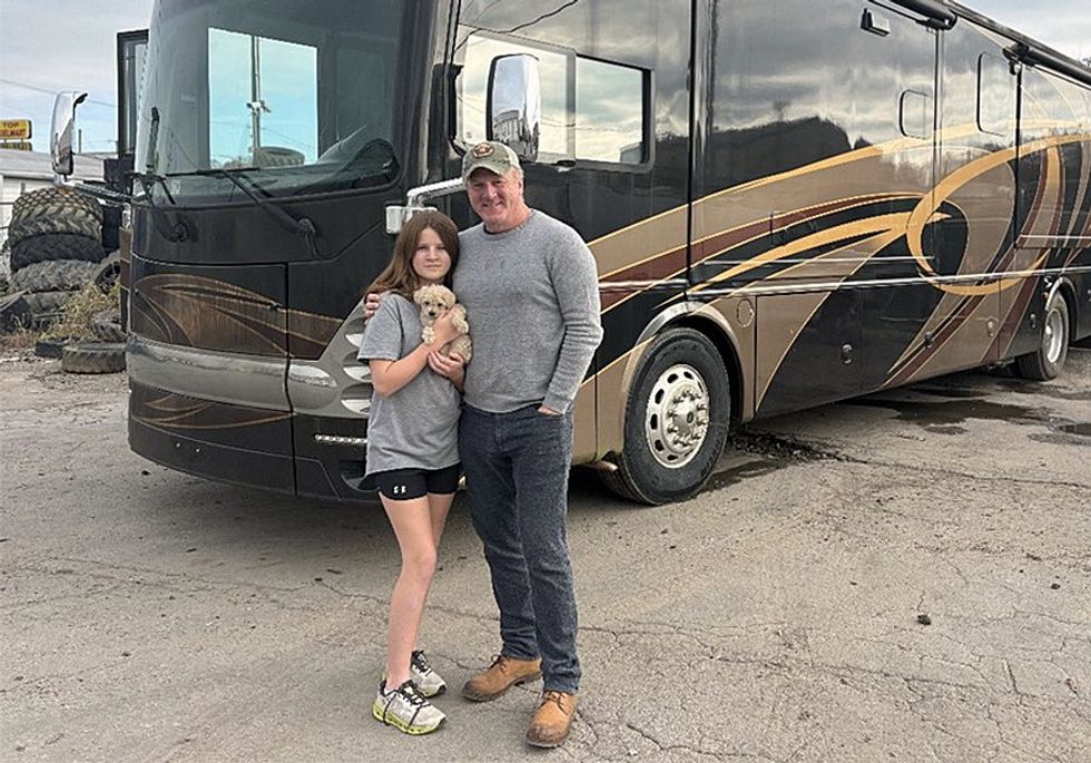 Father-daughter duo brings hope to Western North Carolina, one RV at a time