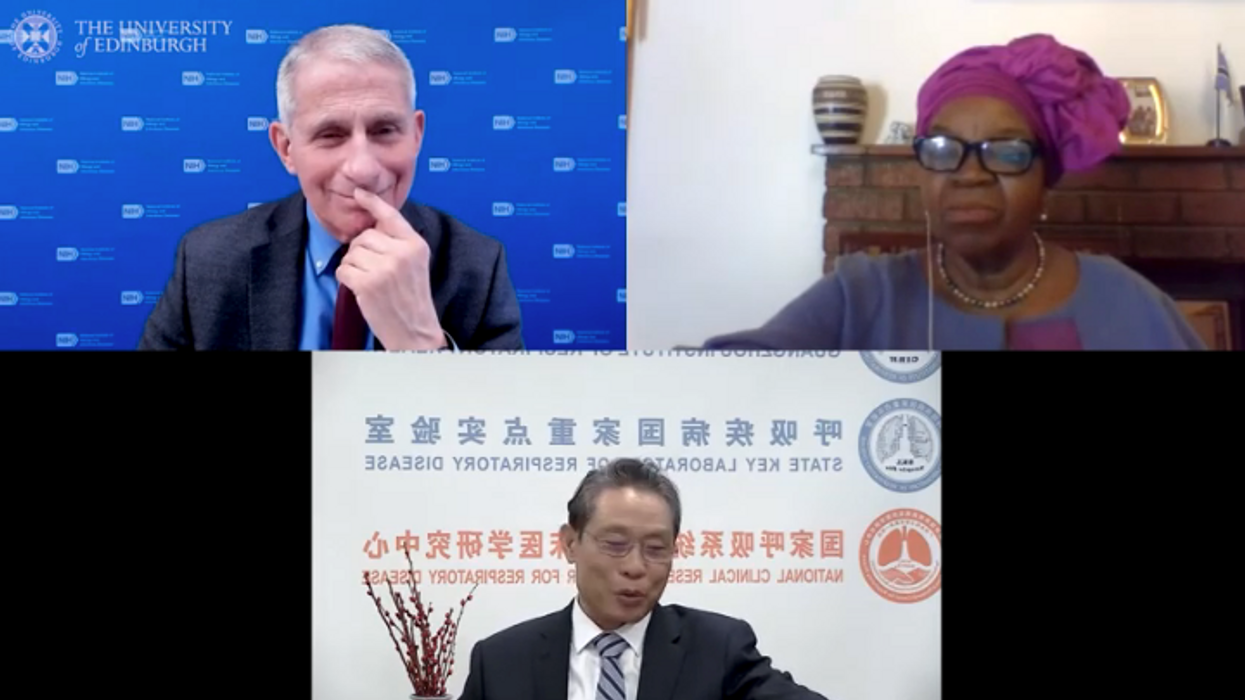 Fauci appears in forum with Chinese Communist Party health expert preaching 'global solidarity'