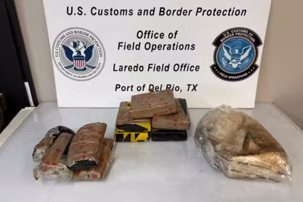 Federal agents find fentanyl, meth, and heroin in minivan at US-Mexico border, CBP says