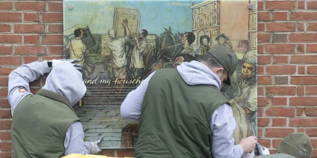 Federal court sides with Trump about slave history panels at National Park site