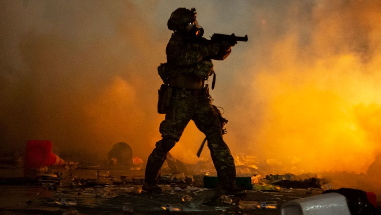 Federal officers may be permanently blind after Portland rioters attacked them with lasers