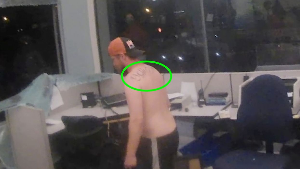 Feds nab shirtless Portland arson suspect thanks to the giant tattoo on his back ... of his last name