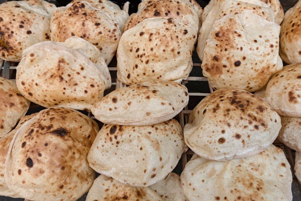 Feed your neighbors with  sourdough pita and dipping oil