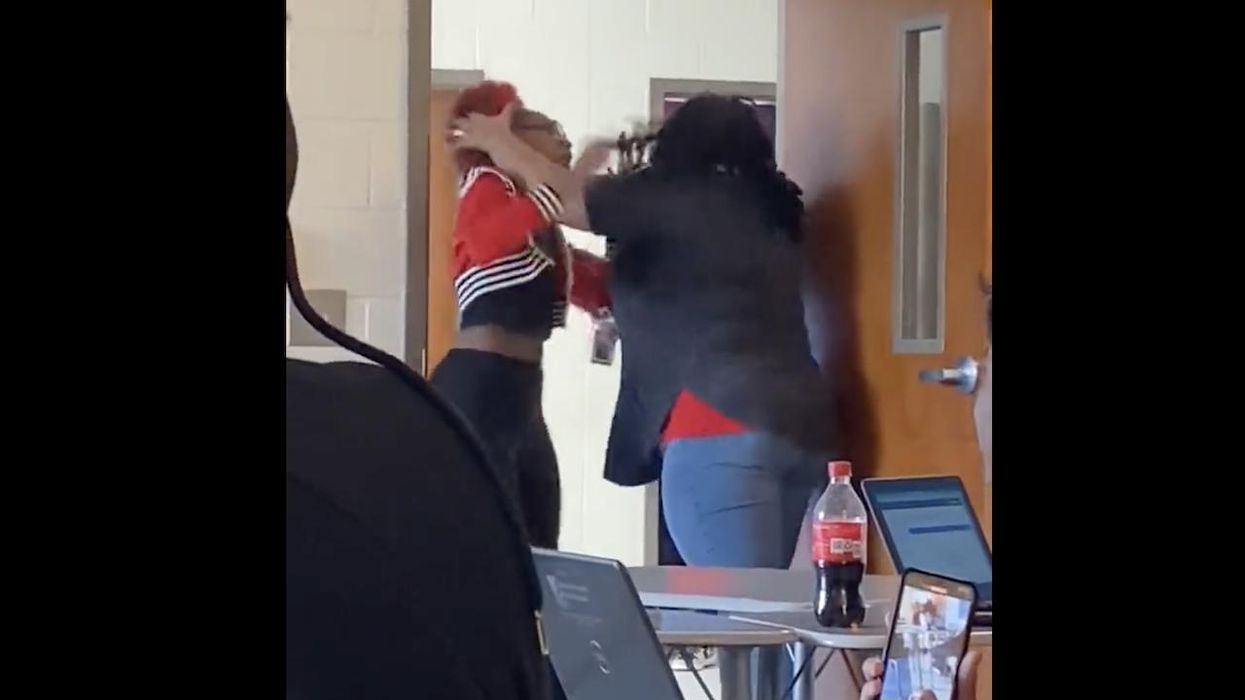Female HS student — reportedly just a 9th-grader — unleashes vicious beatdown on teacher: 'I don’t give a f*** if you’re an adult or not!'