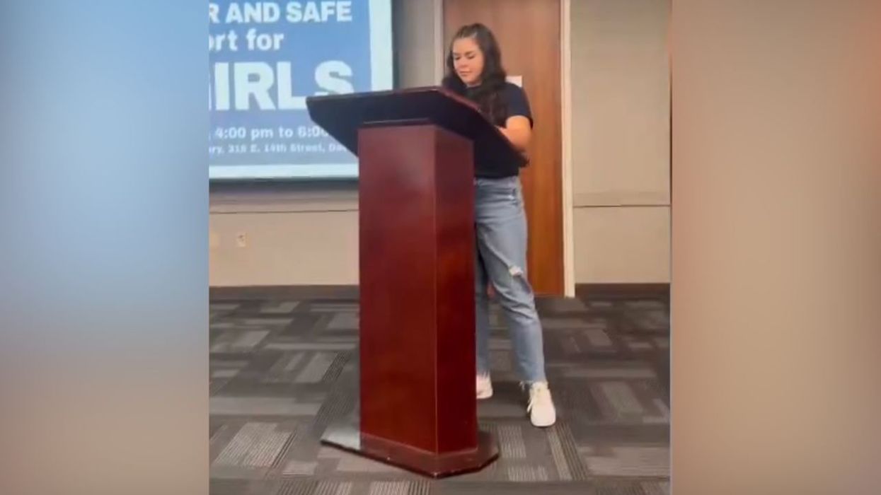 Female rights speaker kicked out of public library event for allegedly 'misgendering' during speech about biological men competing in women's sports