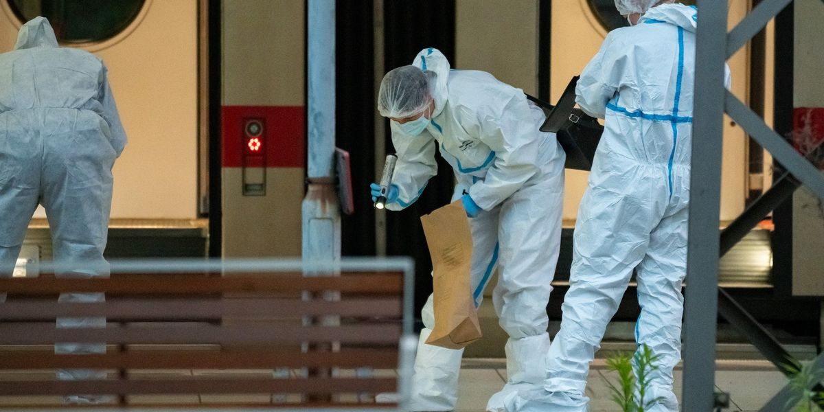Female suspect detained after at least a dozen are injured in stabbing attack at German train station Female suspect detained after at least a dozen are injured in stabbing attack at German train station