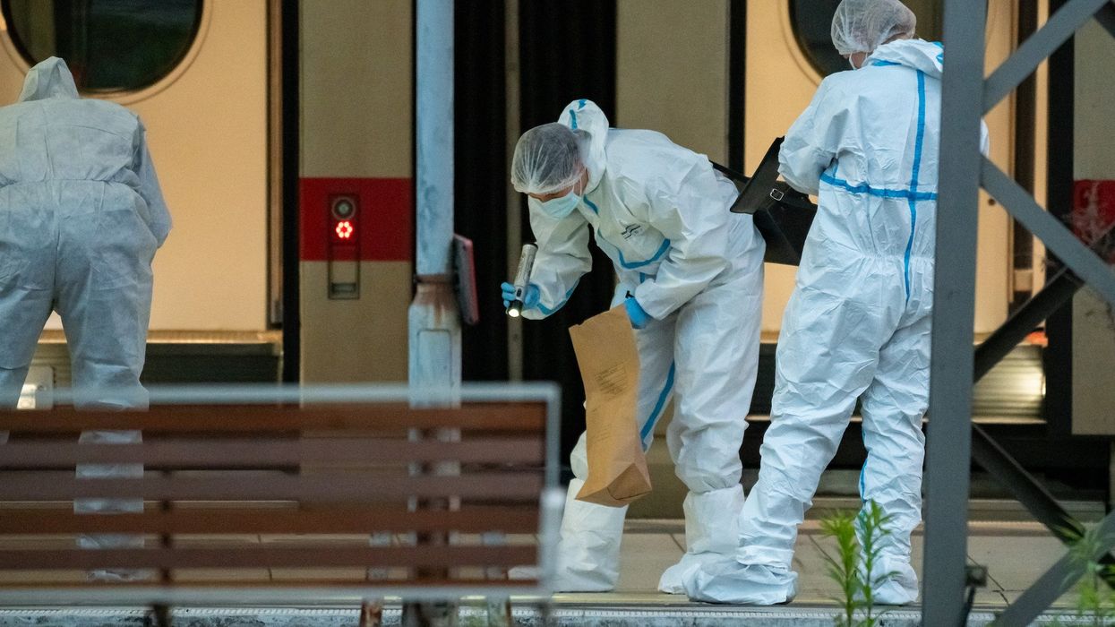 Female suspect detained after at least a dozen are injured in stabbing attack at German train station