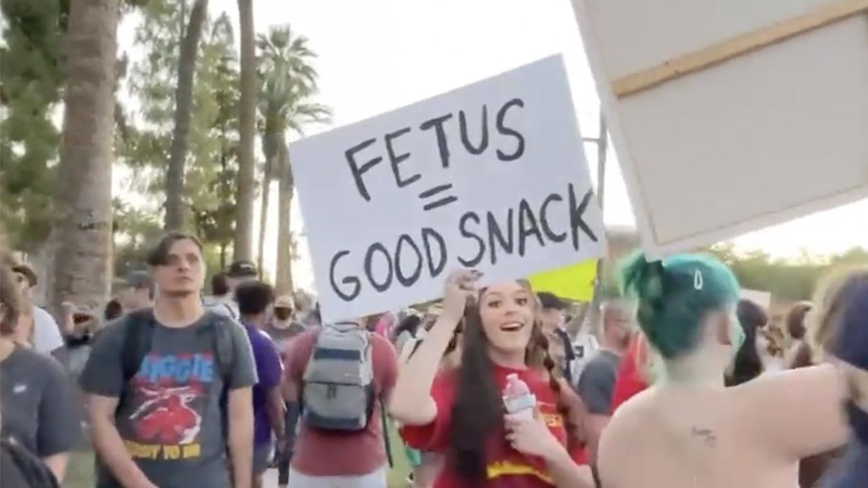 'Fetus = Good Snack': Disturbing images, 'sick and disgusting' videos emerge from pro-abortion 'Bans Off Our Bodies' rally in Phoenix