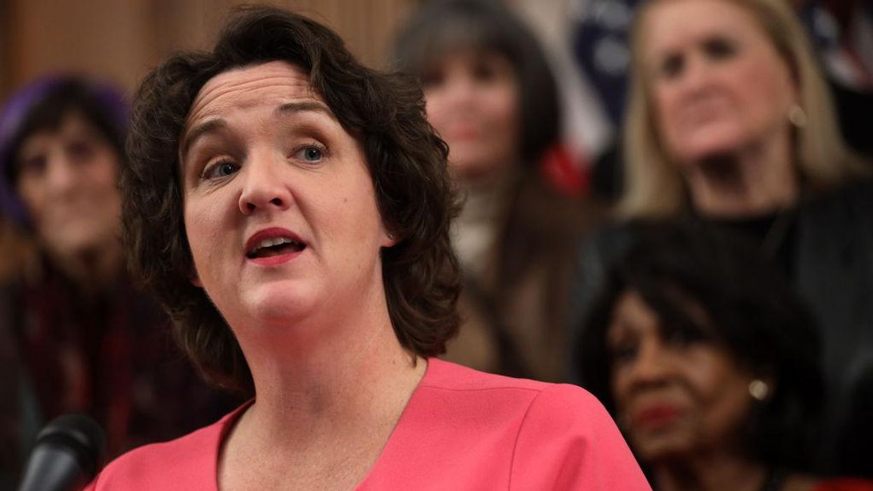 Fight breaks out after Democratic Rep. Katie Porter's supporters confront 'America first' protesters