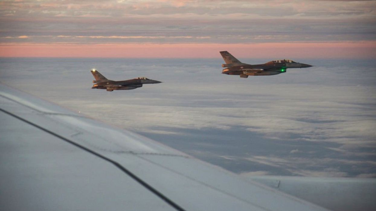 Fighter jet executes 'headbutt' maneuver as 11 planes breach restricted airspace above Trump's NJ retreat over weekend