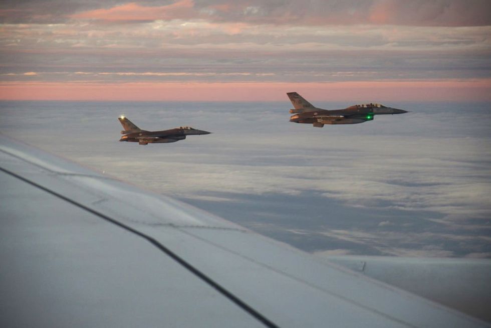 Fighter jet executes 'headbutt' maneuver as 11 planes breach restricted airspace above Trump's NJ retreat over weekend